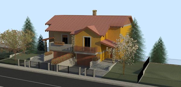 Terreno edificable con progetto ville bifamiliari - Serramazzoni